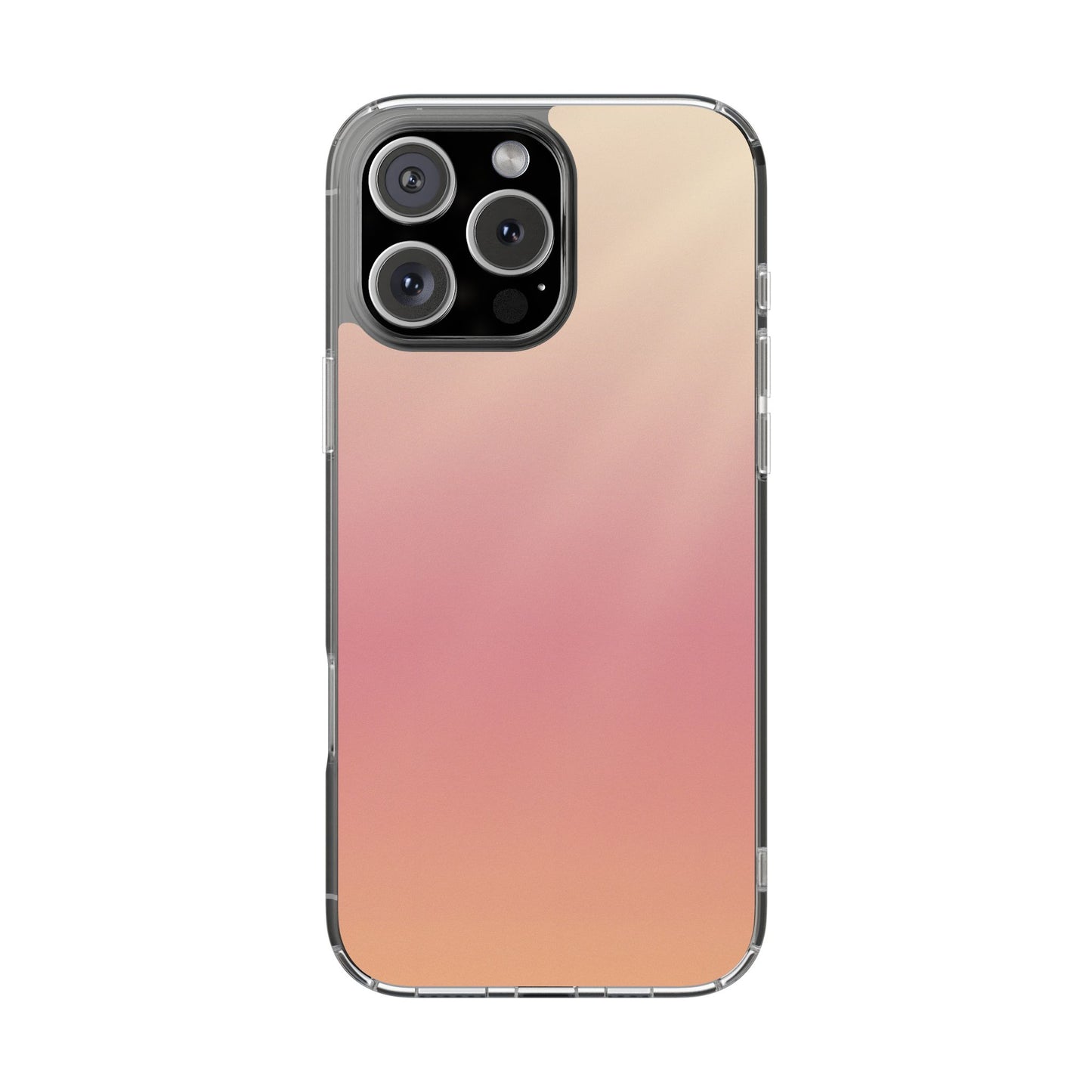 Golden Hour Aura Clear Case - MagSafe Compatible Warm Gradient Cover