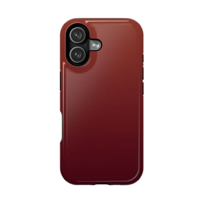Black Cherry Ombre: Deep Burgundy Gradient MagSafe Case