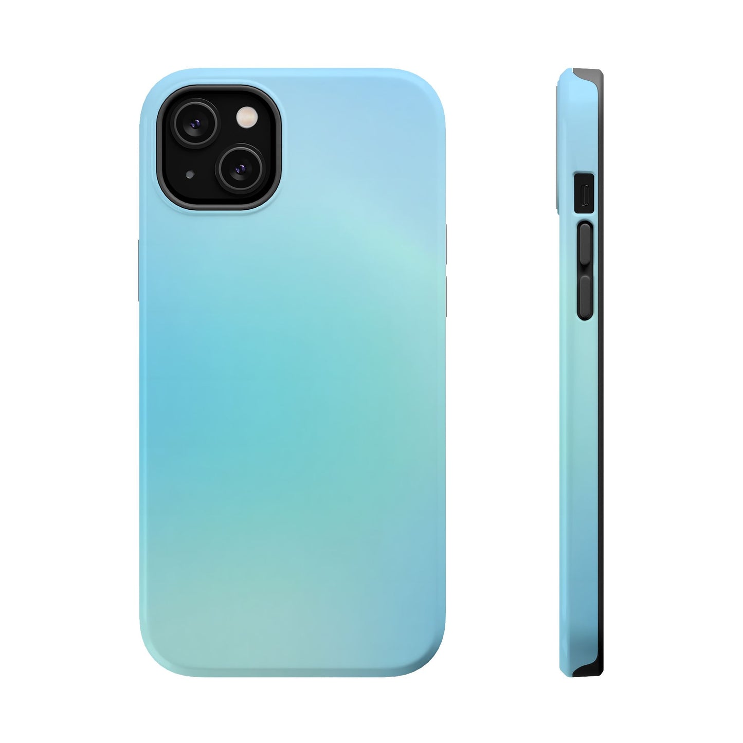 Aqua to Mint Gradient Magnetic Impact Case