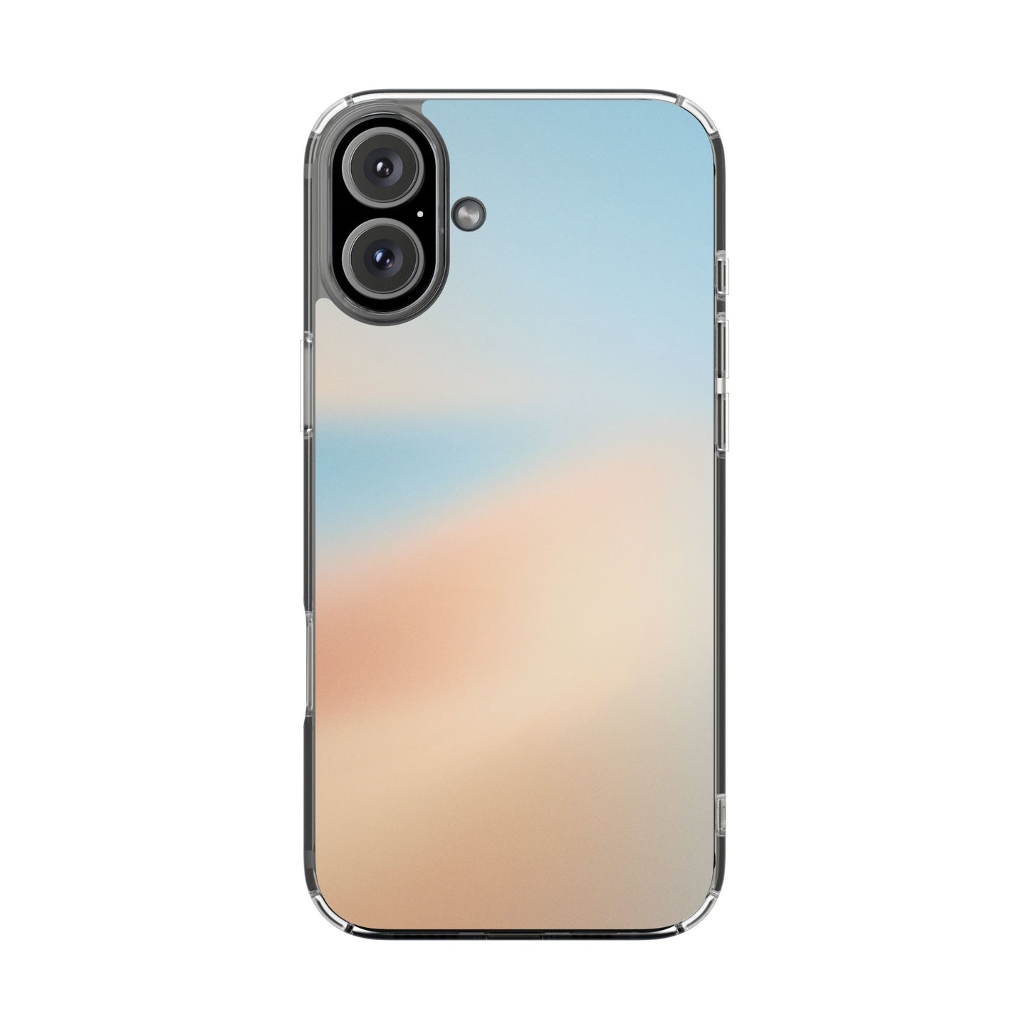 Coastal Dawn Aura Clear Case - Premium Minimalist Gradient Cover