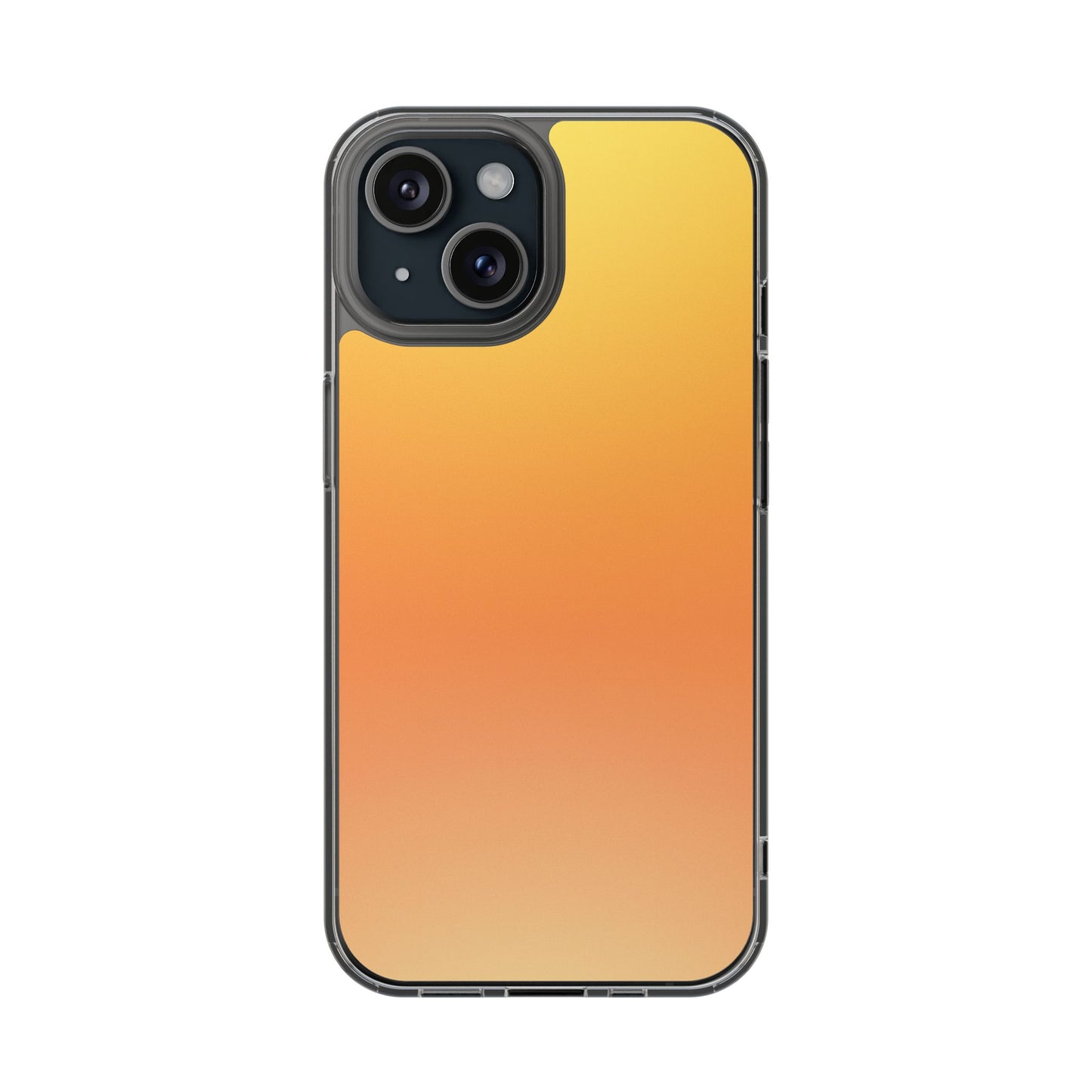 Sunrise Aura Clear Case - MagSafe Compatible Yellow Gradient Cover