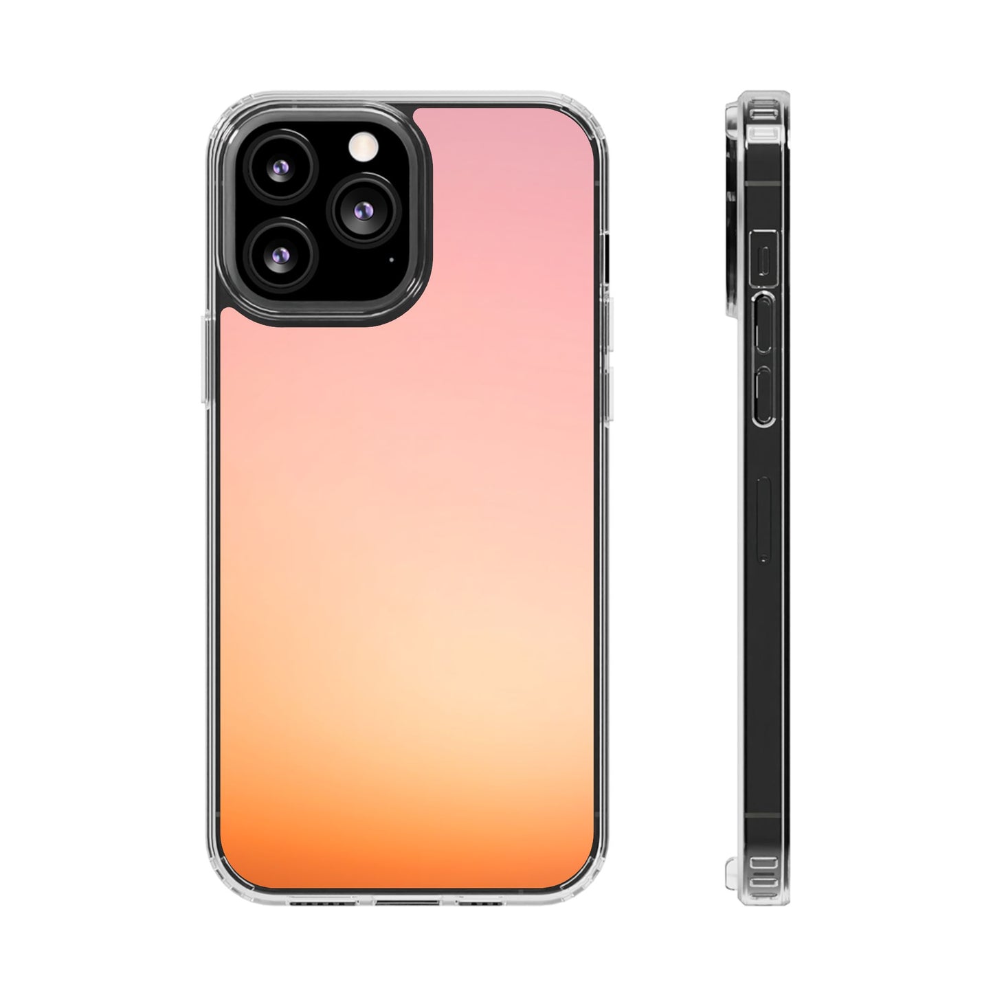 Sunset Aura Clear Case - MagSafe Compatible Warm Gradient Cover