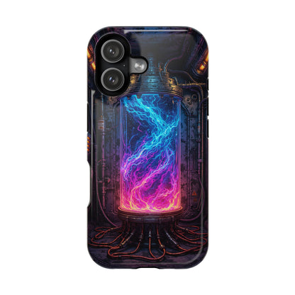 Neon Reactor: Cyberpunk Energy Core MagSafe Case
