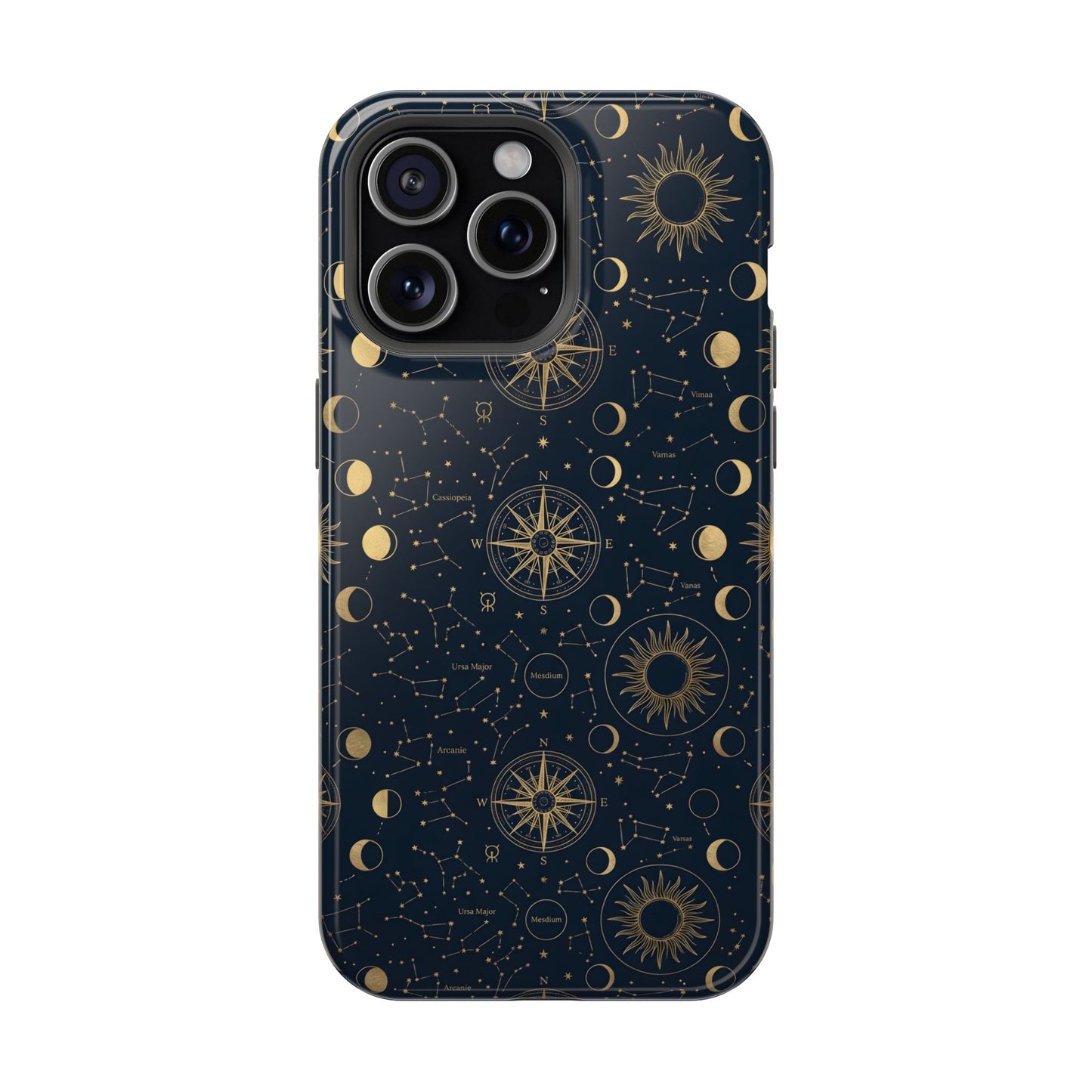 Solar Navigator Antique Gold Celestial Magnetic Case