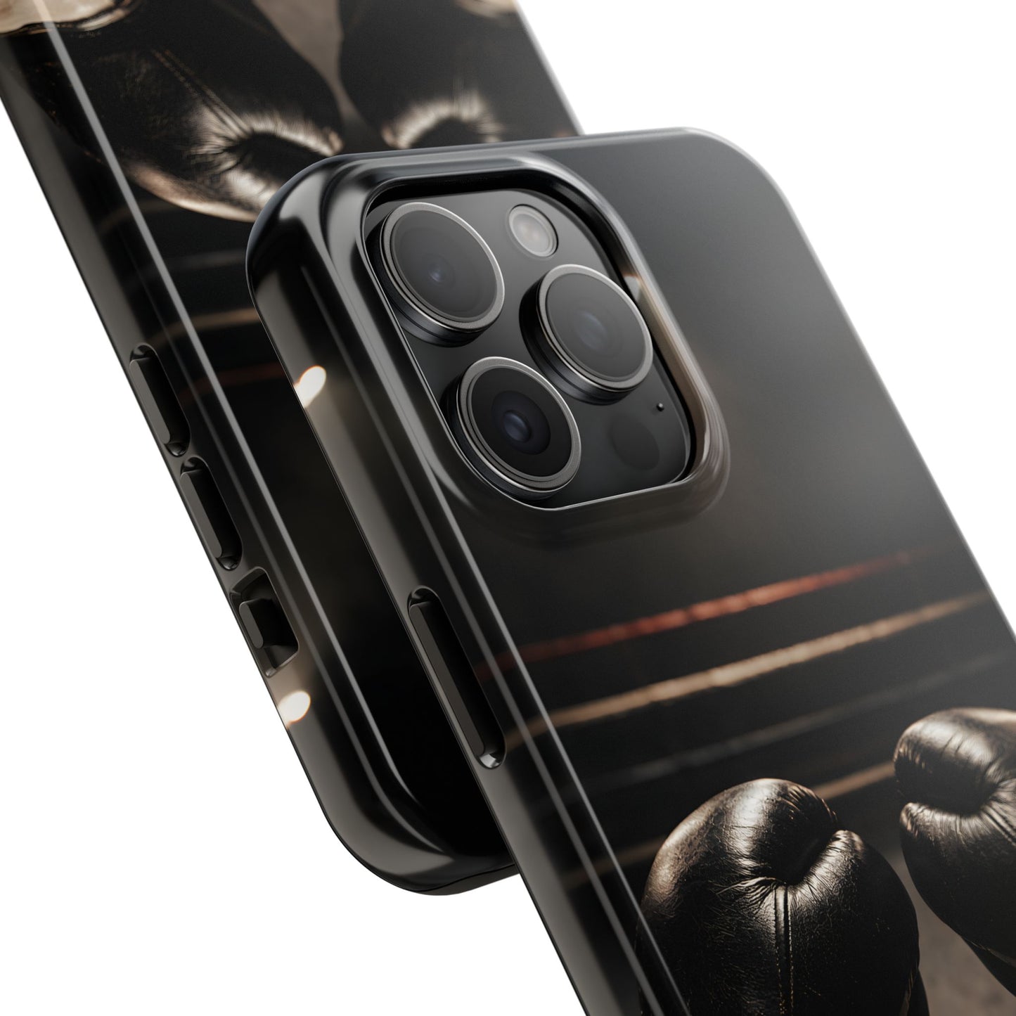 Boxing Gloves Ring POV Tough Case - Cinematic Combat Sports Cover for iPhone & Samsung