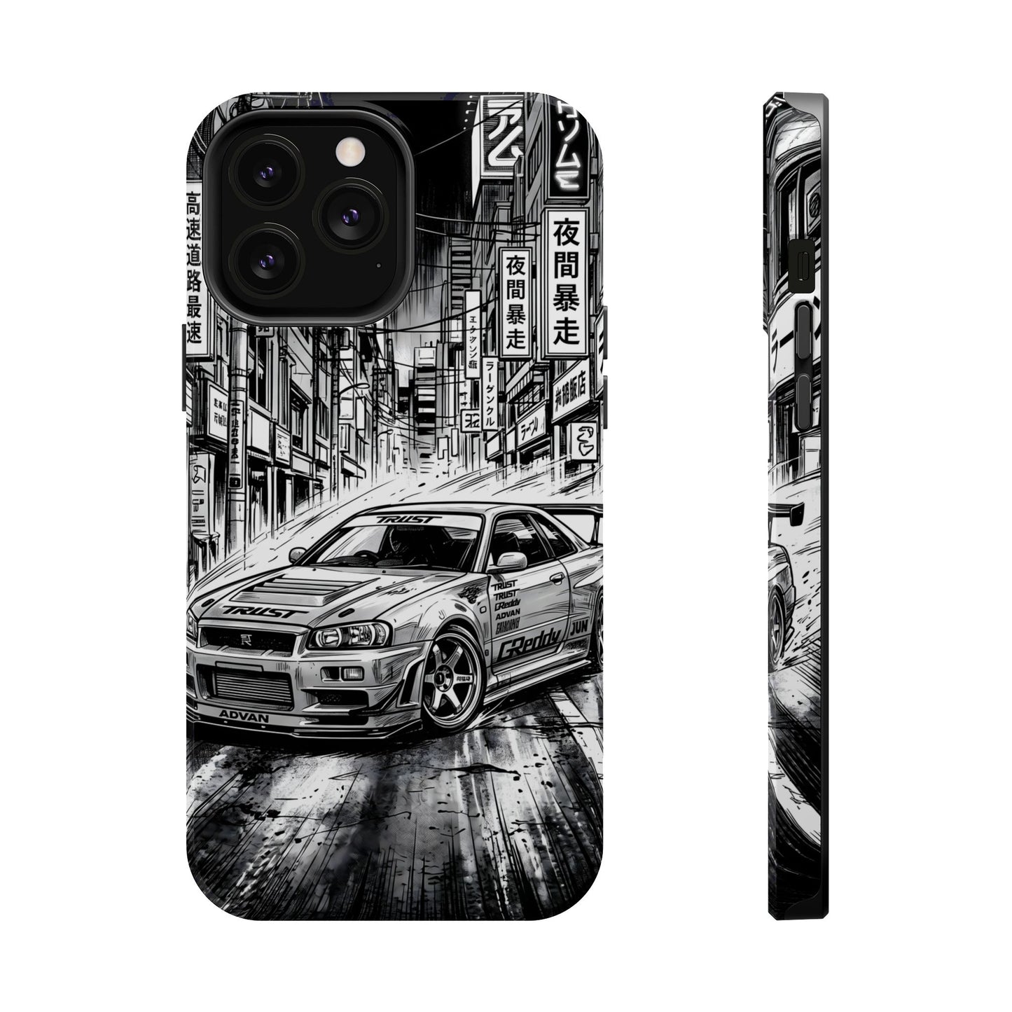 JDM Skyline Tokyo Drift Magnetic Impact Case