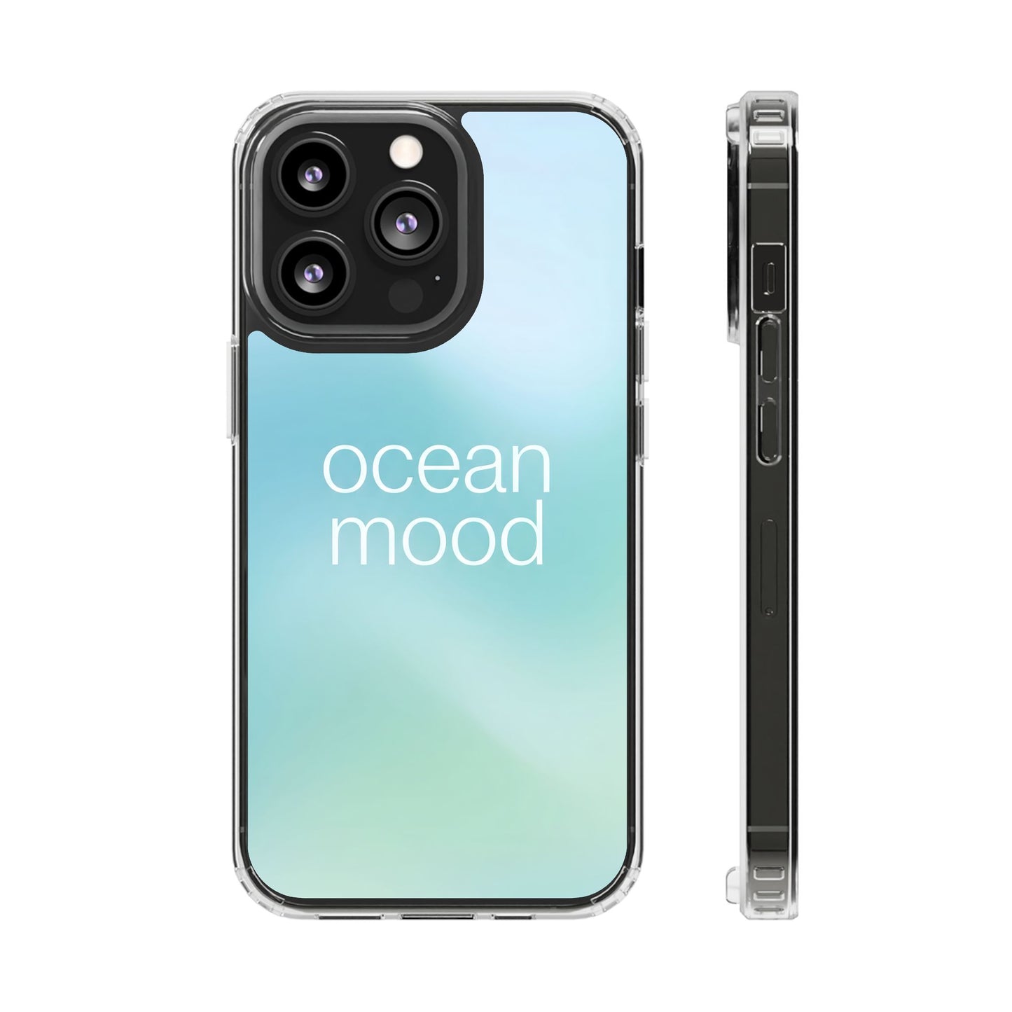 Ocean Mood Clear Case - MagSafe Compatible Coastal Gradient Cover