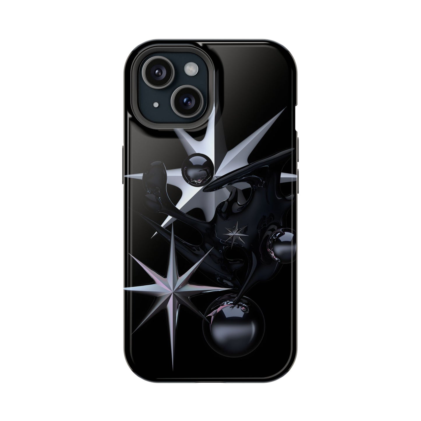 Cyber Star Liquid Metal Magnetic Tough Case