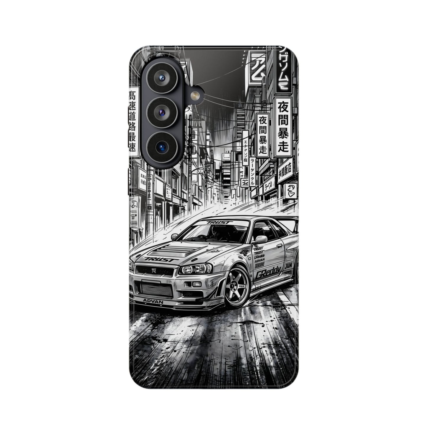 JDM Skyline Tokyo Drift Magnetic Impact Case