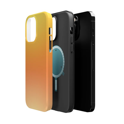 Golden Sunrise Gradient Magnetic Impact Case