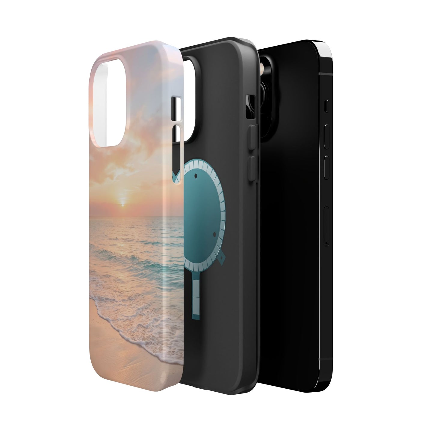 Serene Sunset Beach Magnetic Impact Case