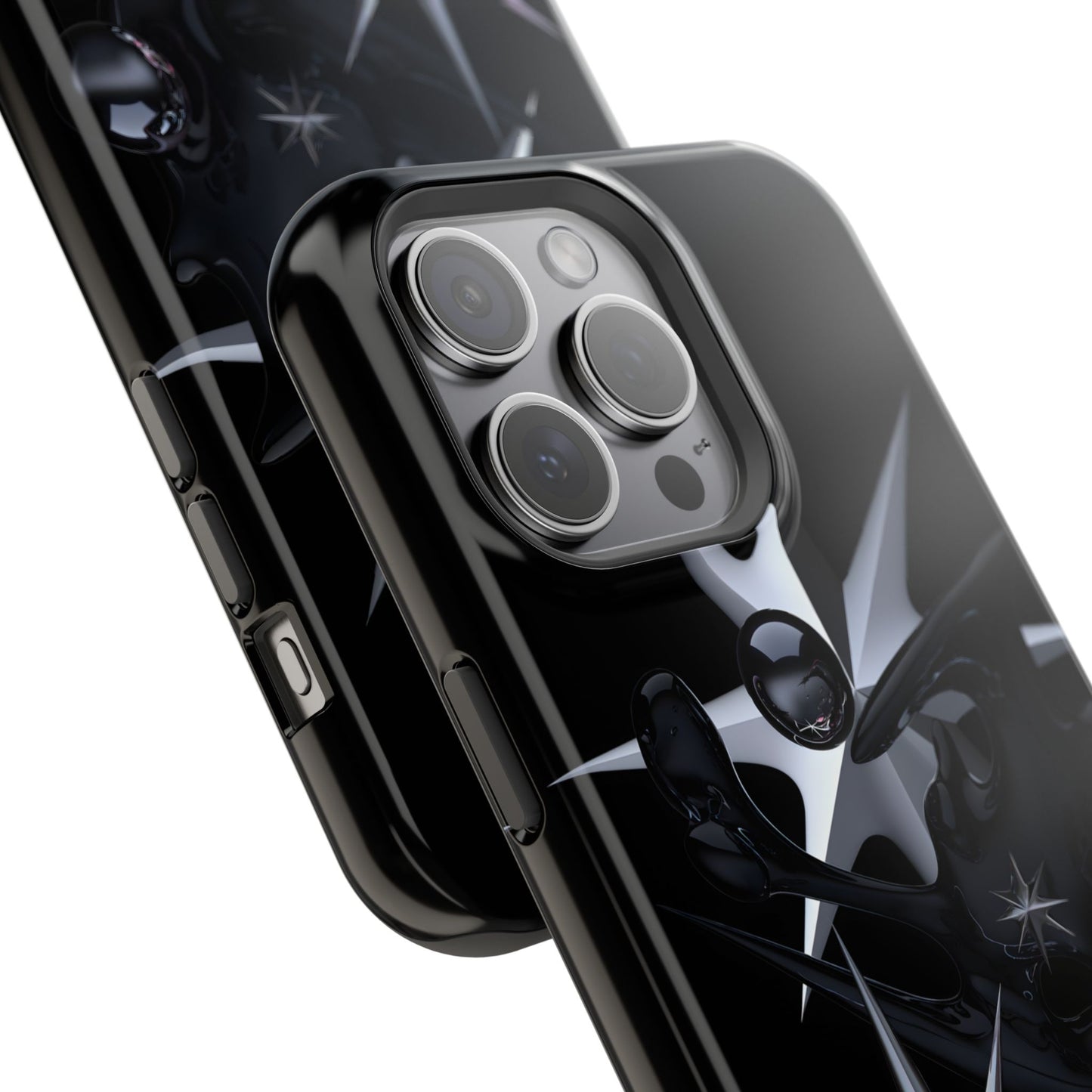 Cyber Star Liquid Metal Magnetic Tough Case