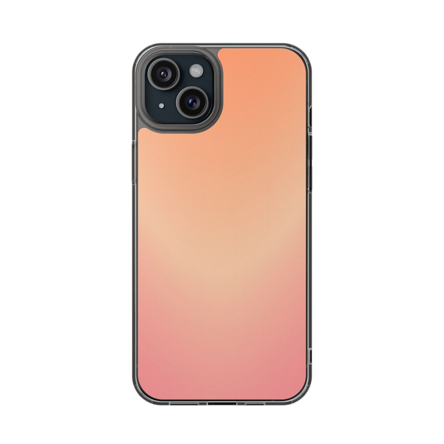 Golden Hour Aura Clear Case - MagSafe Compatible Sunset Gradient Cover