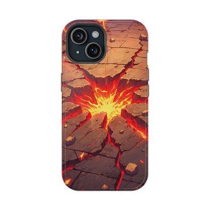 Magma Impact: Epic Shattered Earth MagSafe Case