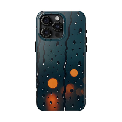 Rainy City Night Tough Case - Moody Urban Aesthetic Phone Cover