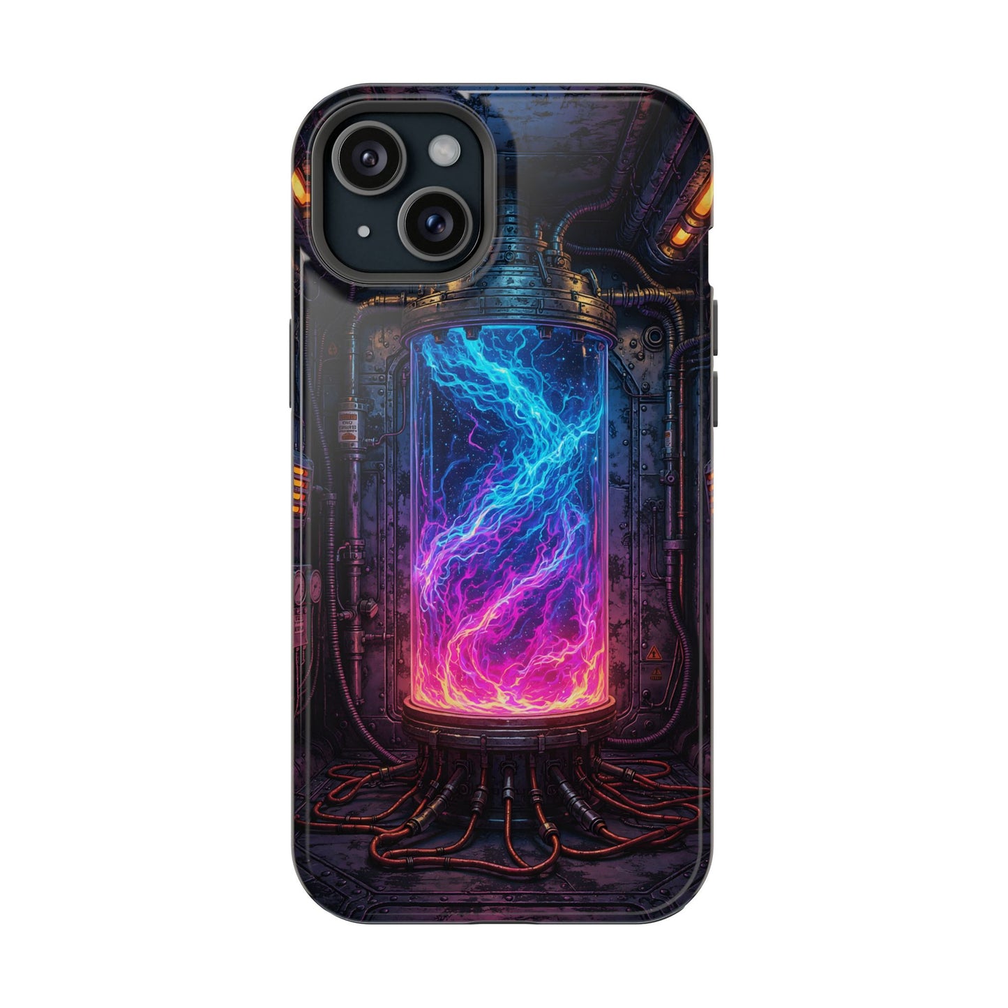 Neon Reactor: Cyberpunk Energy Core MagSafe Case