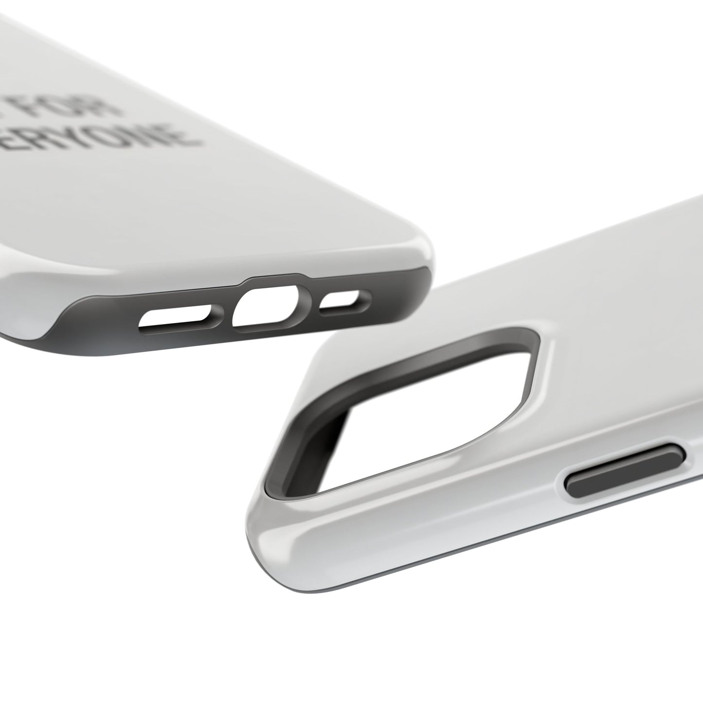 Elevated Exclusivity: NOT FOR EVERYONE Minimalist Bone White Case