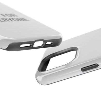 Elevated Exclusivity: NOT FOR EVERYONE Minimalist Bone White Case