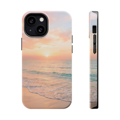 Serene Sunset Beach Magnetic Impact Case