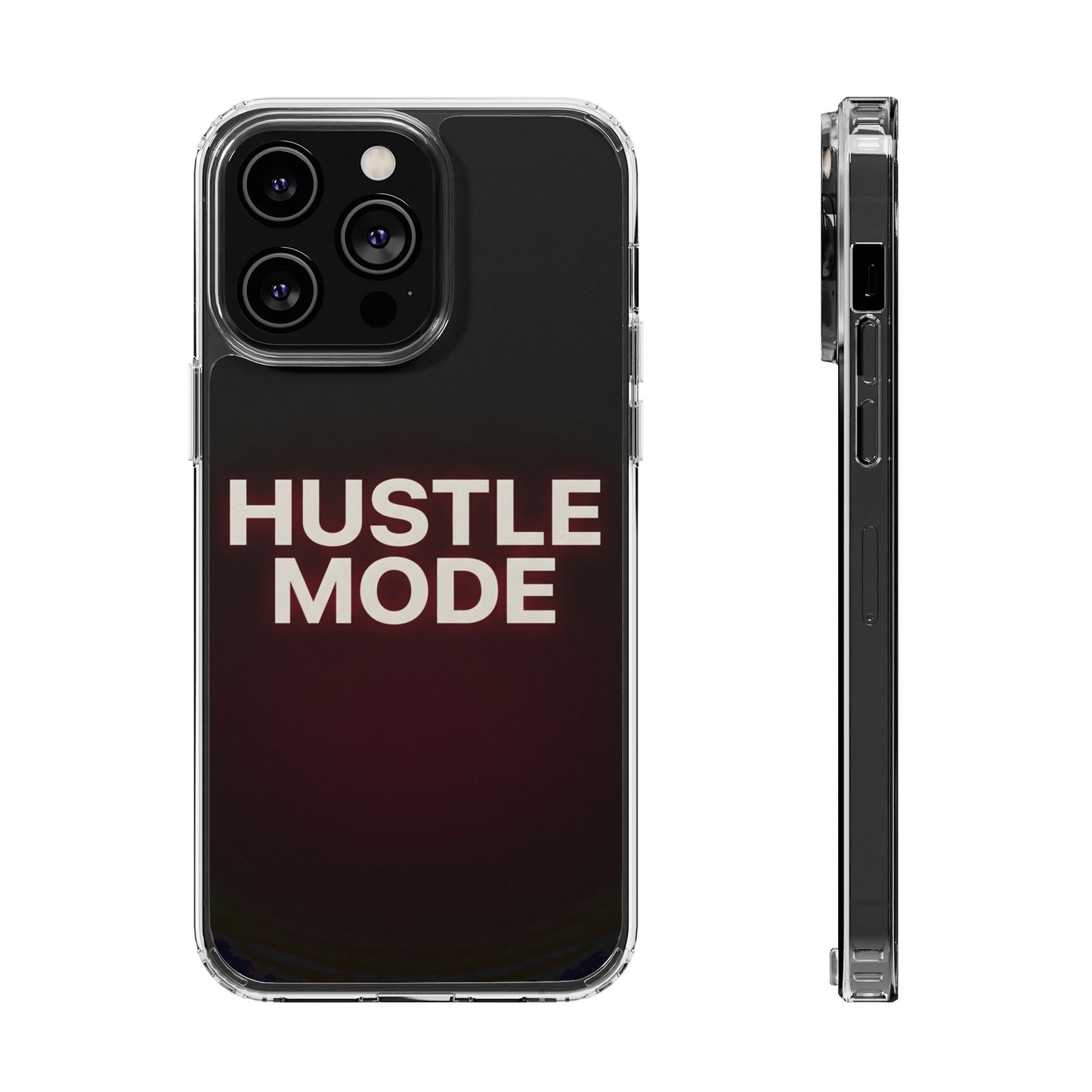 Hustle Mode Clear Case - MagSafe Compatible Dark Glowing Cover