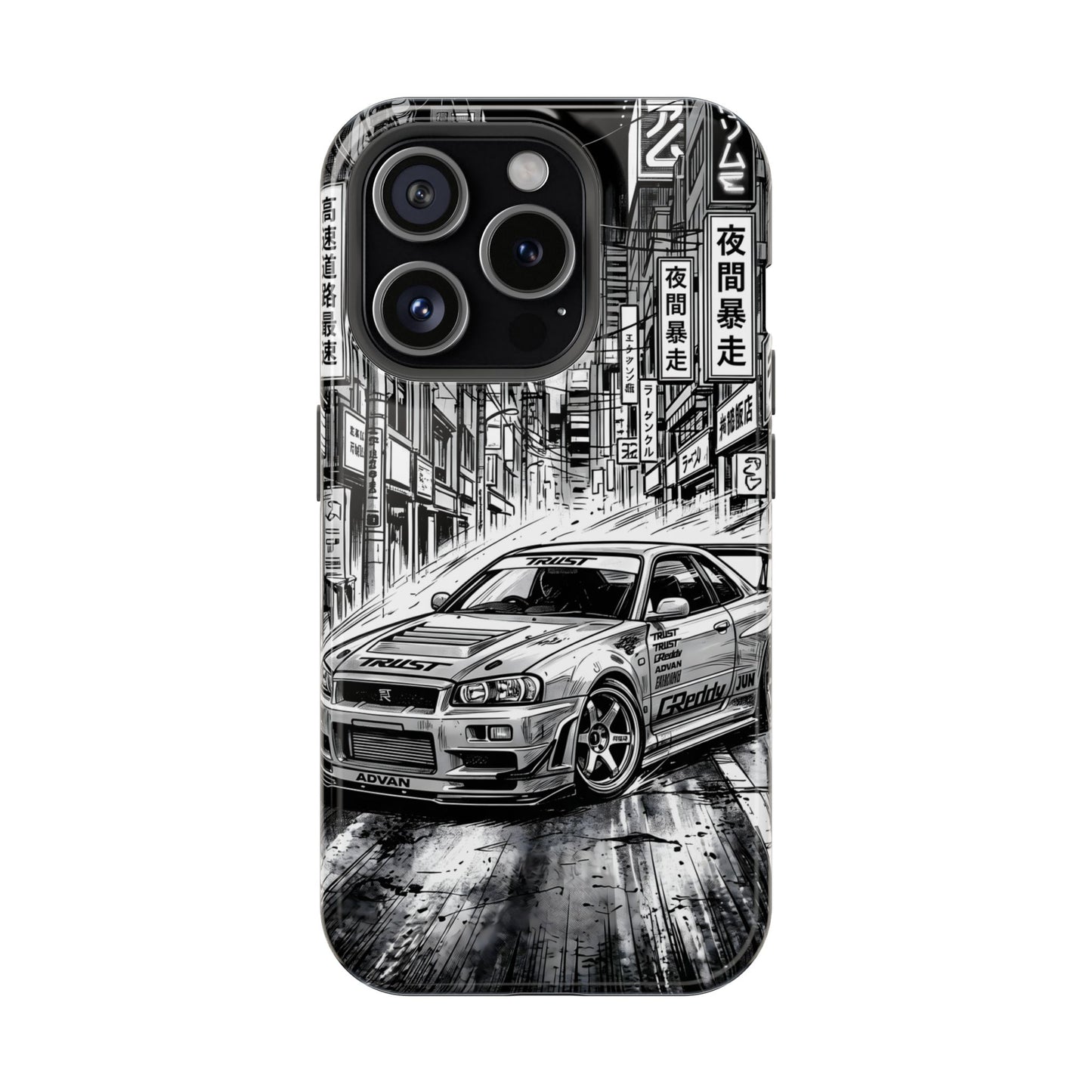 JDM Skyline Tokyo Drift Magnetic Impact Case