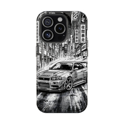 JDM Skyline Tokyo Drift Magnetic Impact Case
