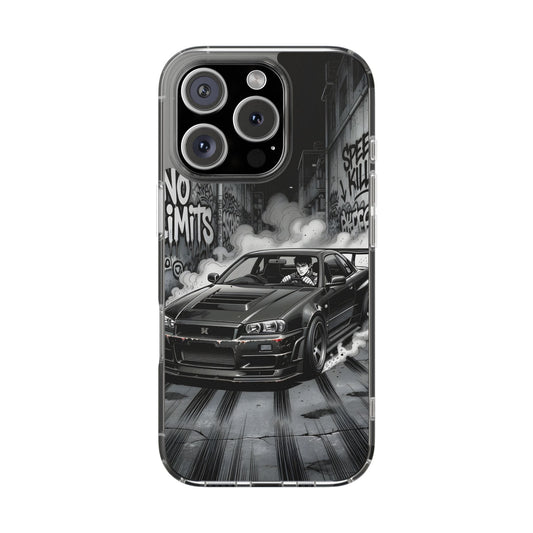 Tokyo Drift Manga Clear Case - MagSafe Compatible JDM Car Cover
