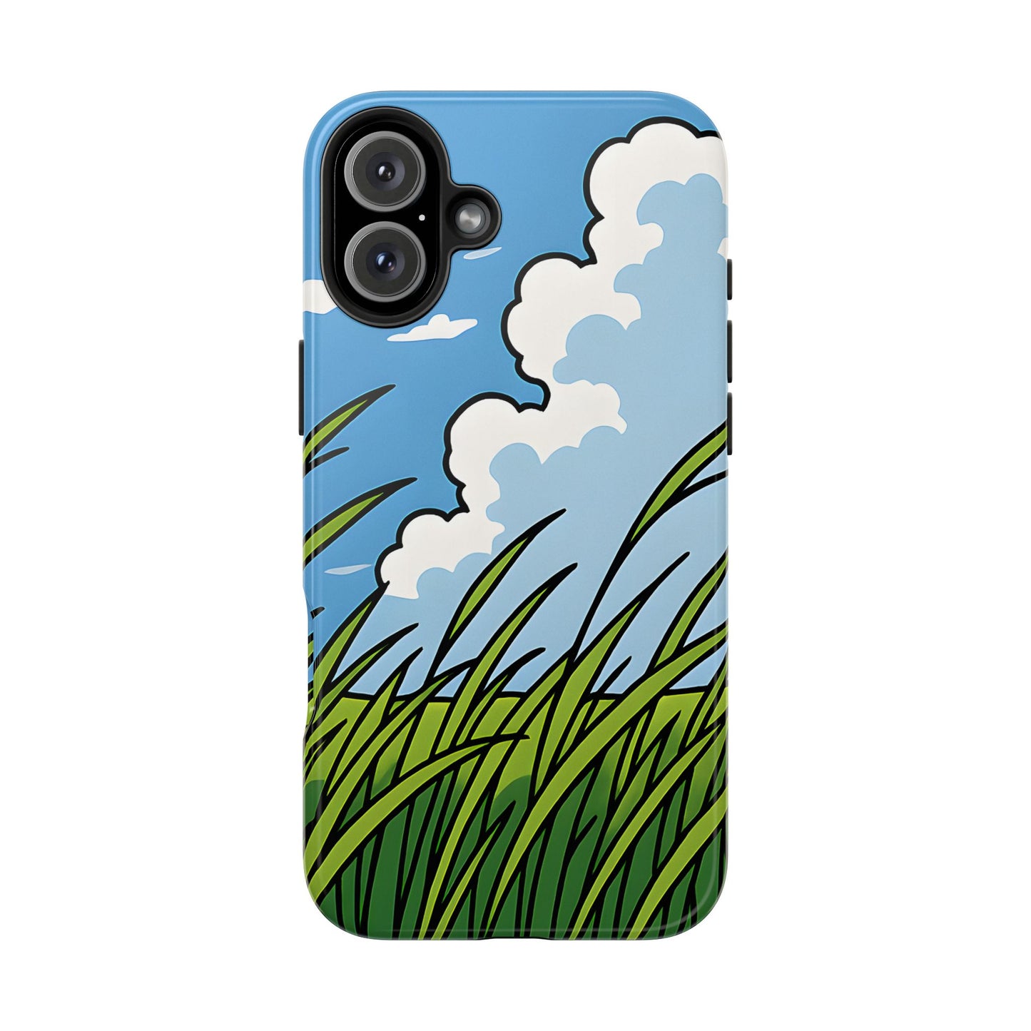 Breezy Meadow Tough Case - Blue Sky & Summer Grass Aesthetic Cover