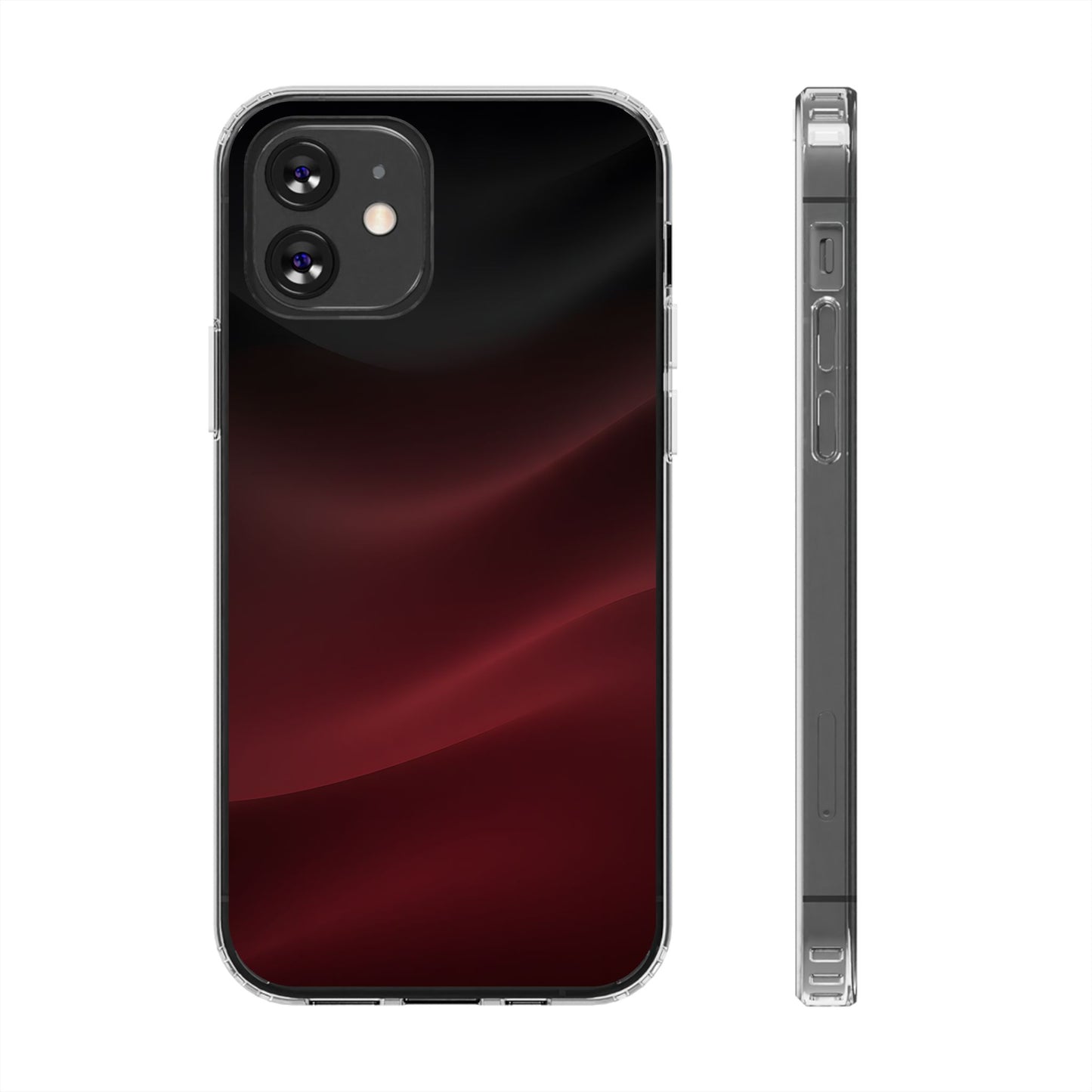 Dark Burgundy Silk Aura Case - MagSafe Compatible Elegant Cover