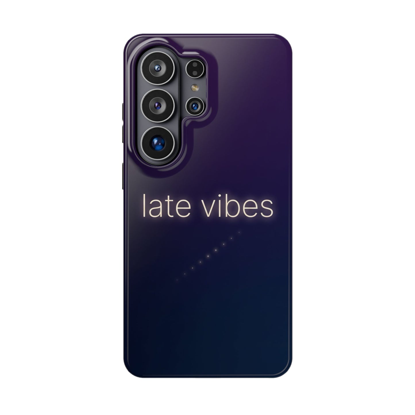 Late Vibes Purple Gradient Magnetic Impact Case