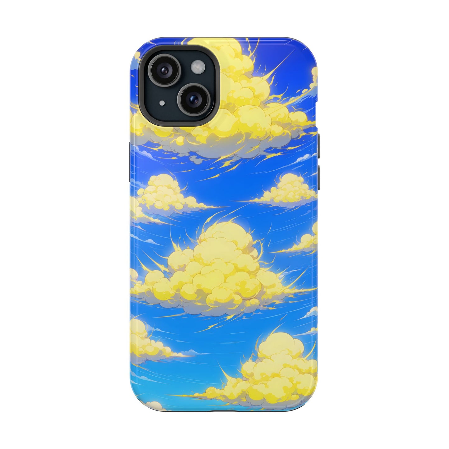 Cinematic Anime Sky: Vibrant Golden Cloudscape MagSafe Case