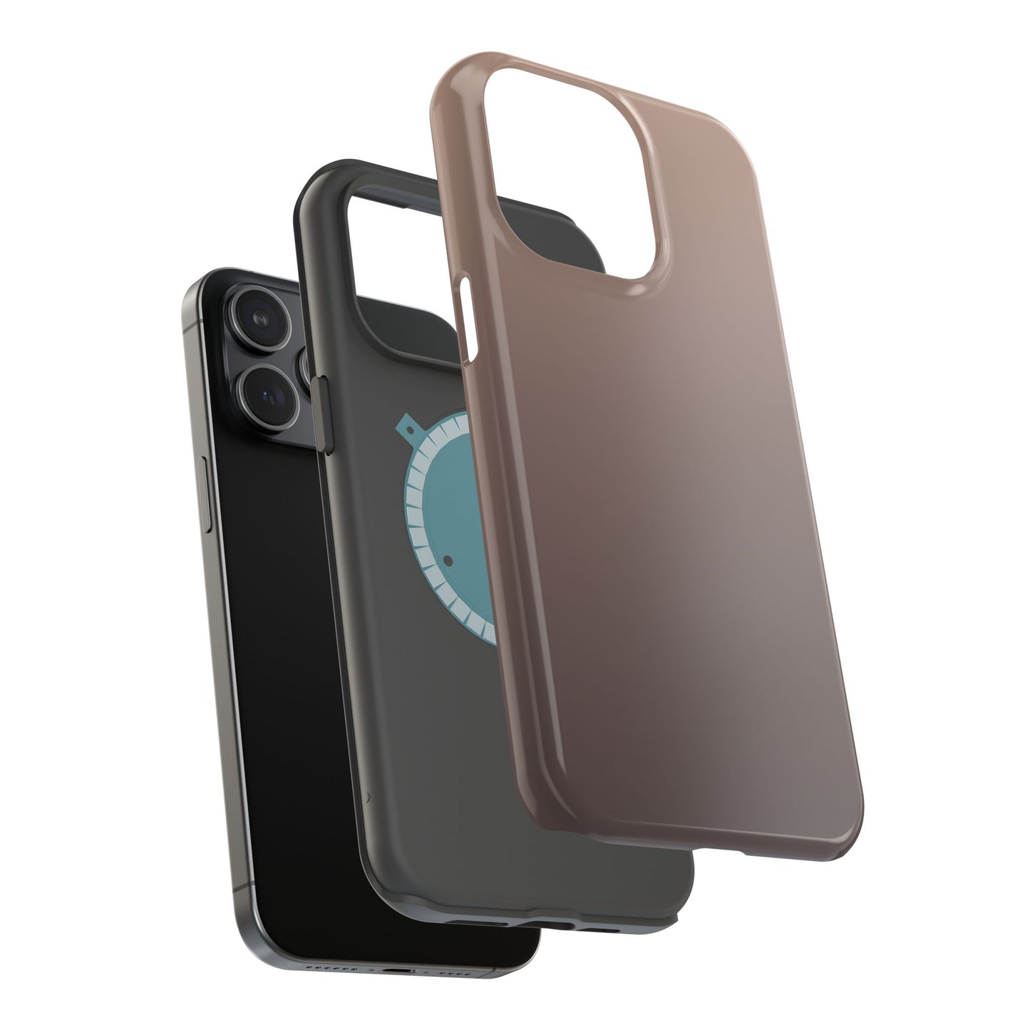 Mocha Ombre: Minimalist Espresso Gradient MagSafe Case