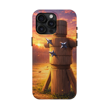 Sunset Ninja Training Tough Case - Shuriken Dojo Cover for iPhone & Samsung