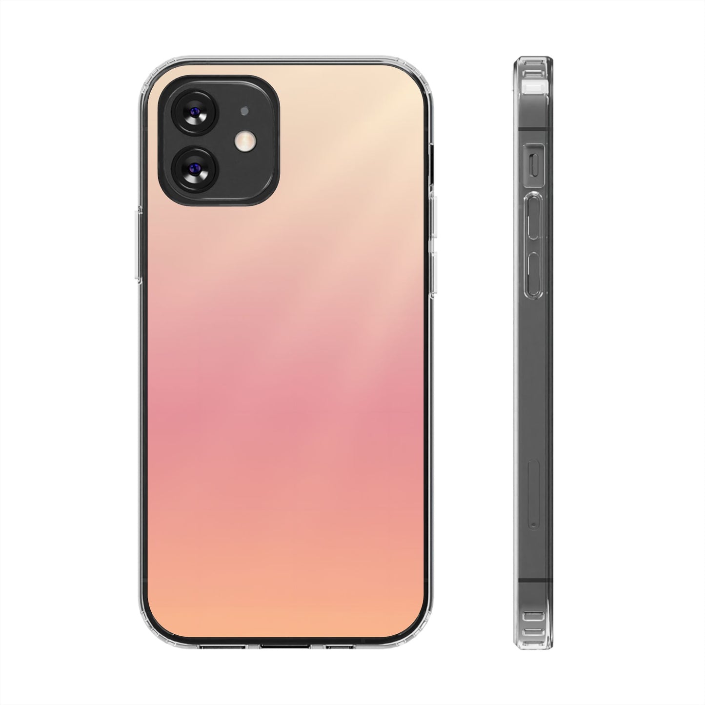 Golden Hour Aura Clear Case - MagSafe Compatible Warm Gradient Cover