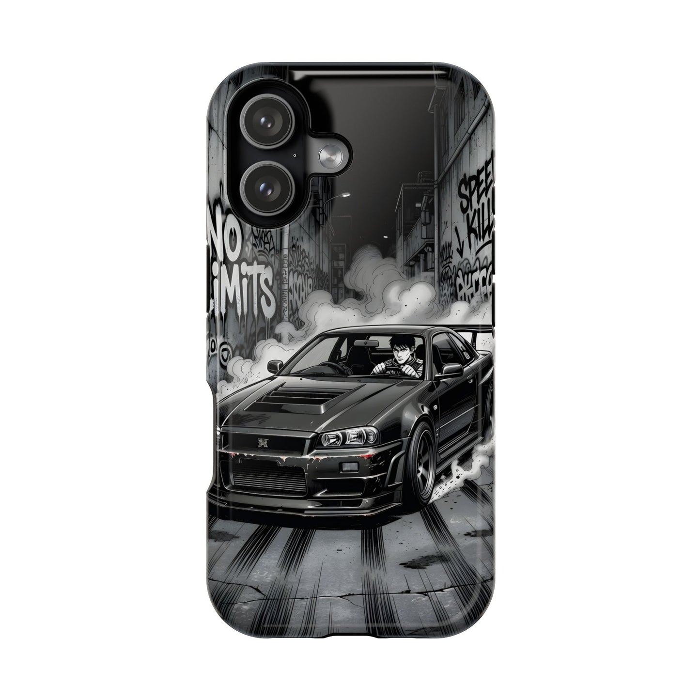 No Limits JDM Manga Skyline Magnetic Case