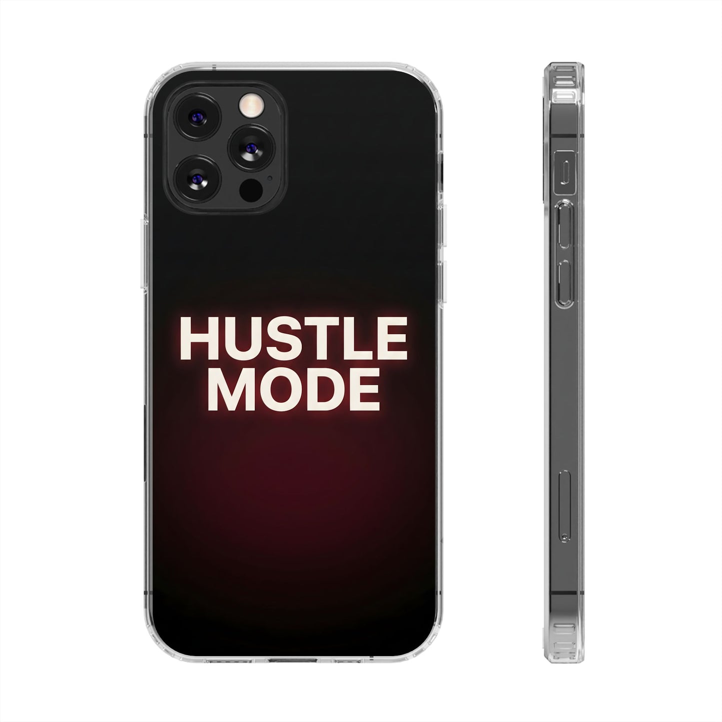 Hustle Mode Clear Case - MagSafe Compatible Dark Glowing Cover