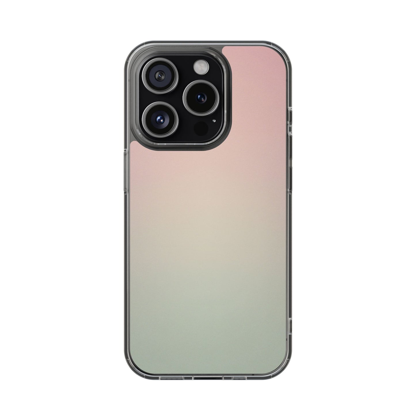 Ethereal Dawn Aura Clear Case - MagSafe Compatible Pastel Gradient