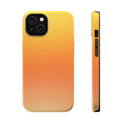 Golden Sunrise Gradient Magnetic Impact Case