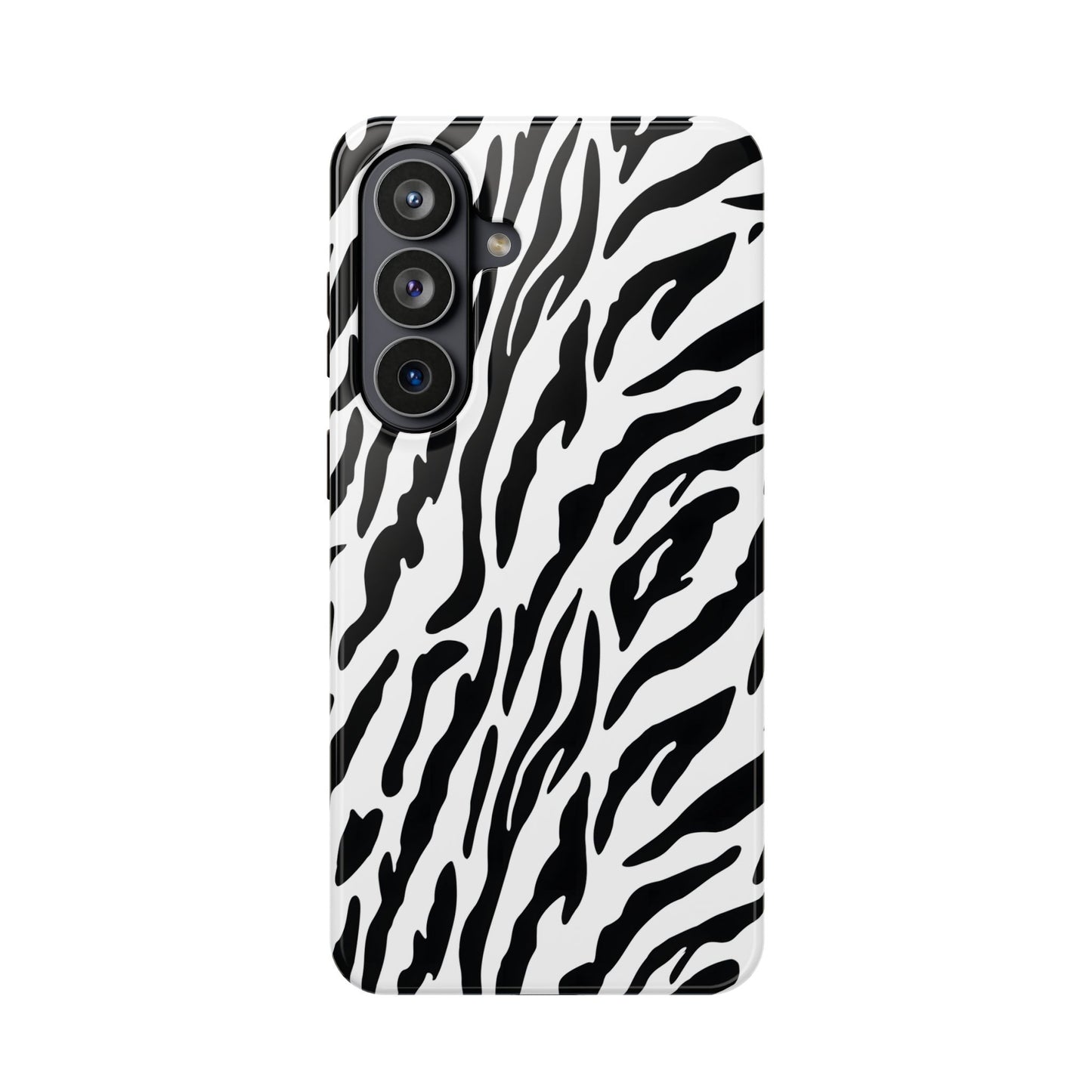 Monochrome Safari: Classic Black & White Zebra MagSafe Case