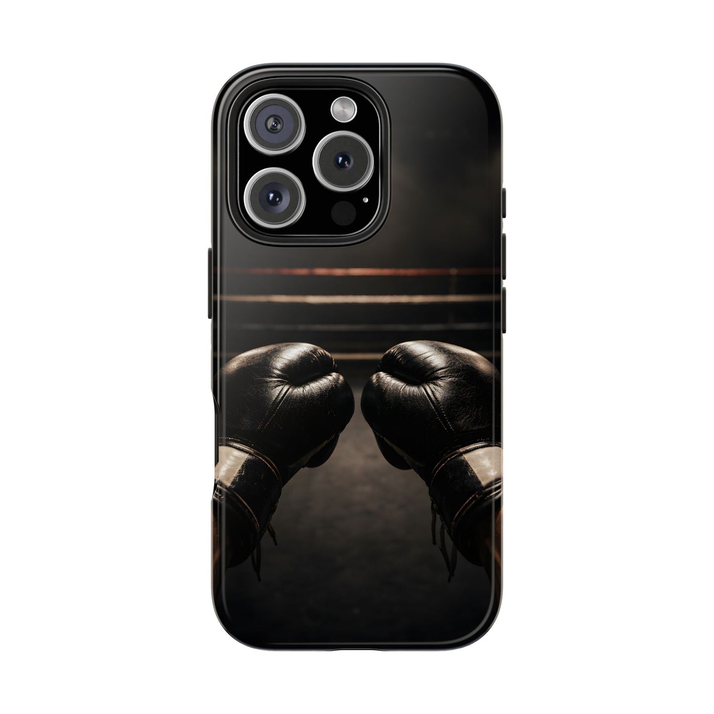 Boxing Gloves Ring POV Tough Case - Cinematic Combat Sports Cover for iPhone & Samsung
