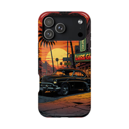 West Coast Cruiser: Retro Sunset Graphic Novel MagSafe Case