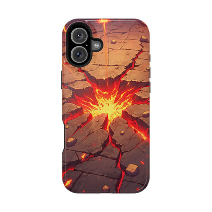 Magma Impact: Epic Shattered Earth MagSafe Case