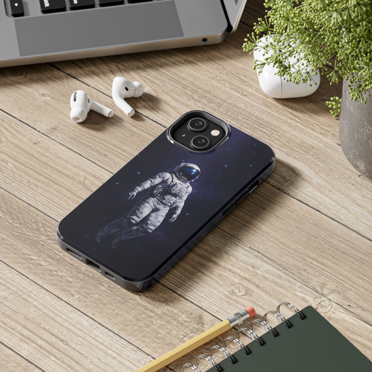 Deep Space Astronaut Tough Case - Realistic Cosmic Explorer Cover for iPhone & Samsung