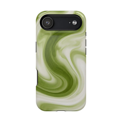 Green Marble Magnetic Impact-Resistant Phone Case