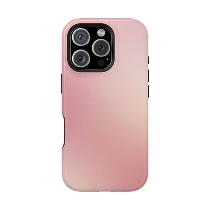 Elegant Rose Gold Gradient Magnetic Case
