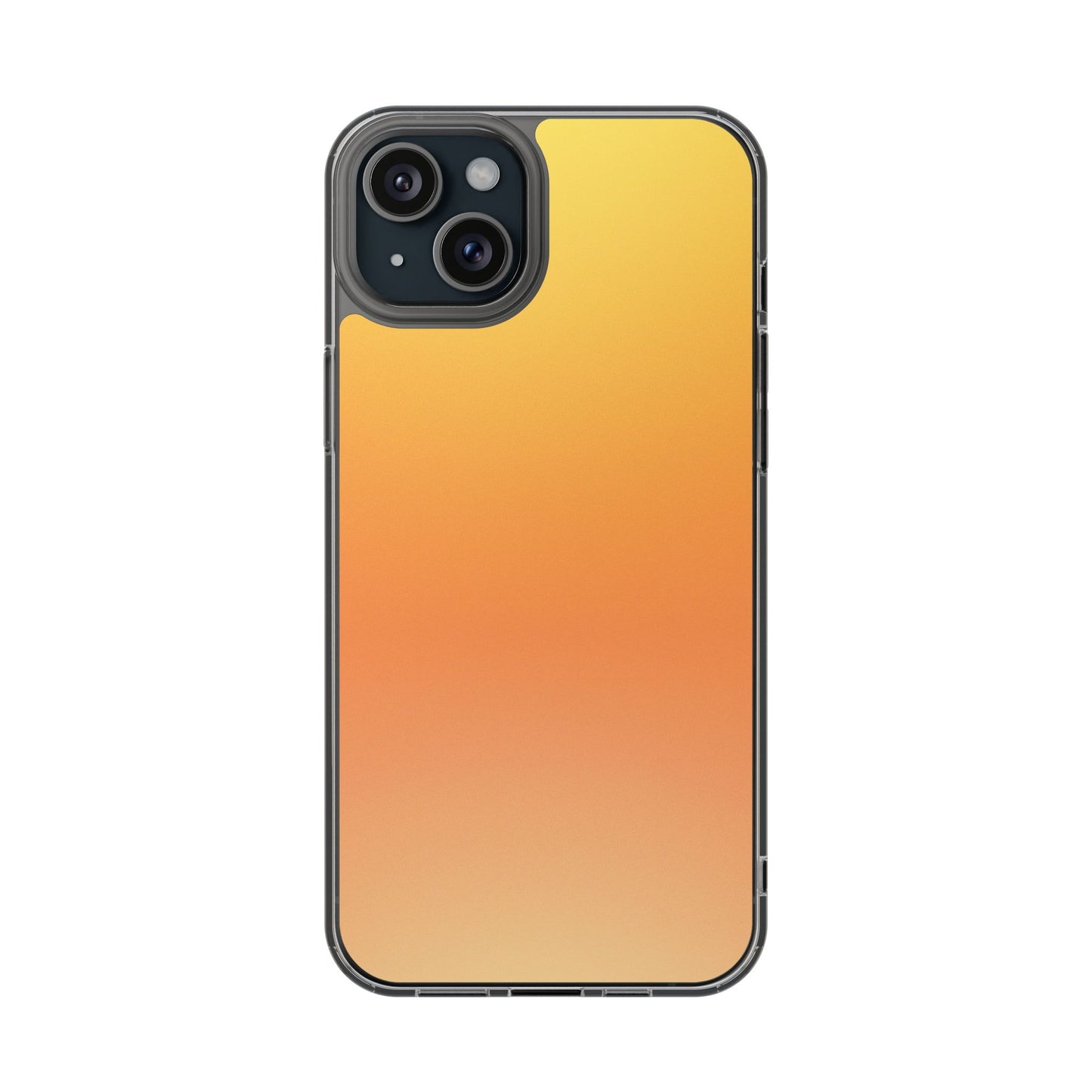 Sunrise Aura Clear Case - MagSafe Compatible Yellow Gradient Cover