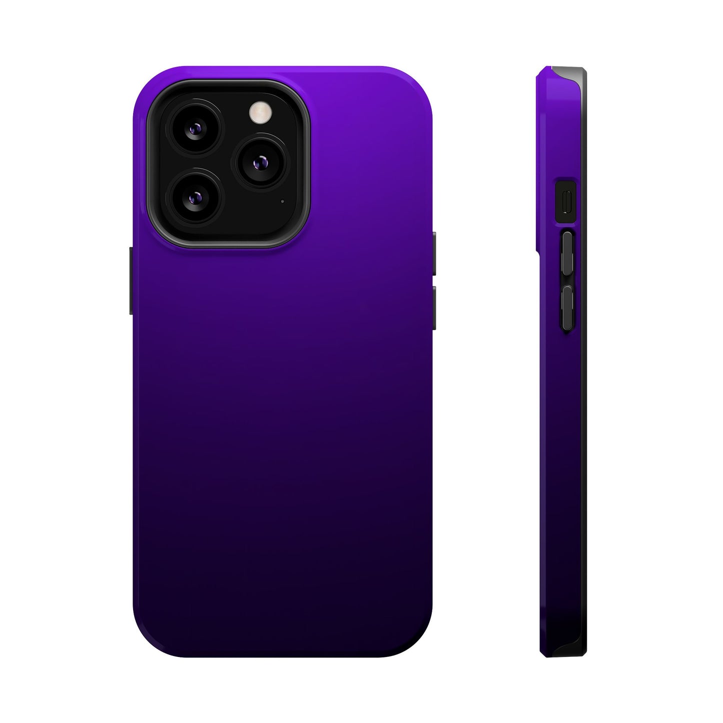 Midnight Amethyst: Dark Purple Gradient MagSafe Case