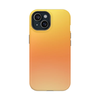 Golden Sunrise Gradient Magnetic Impact Case