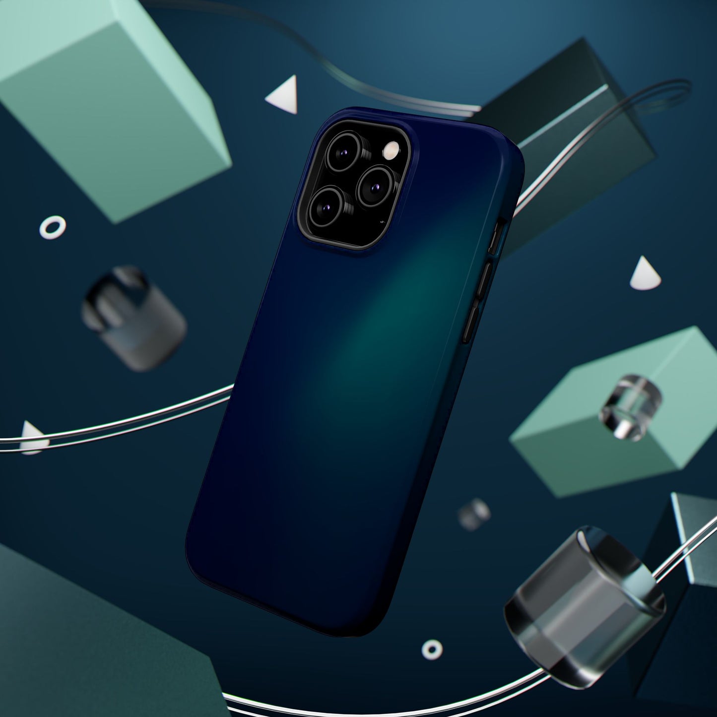 Midnight Teal Aurora Magnetic Impact Case
