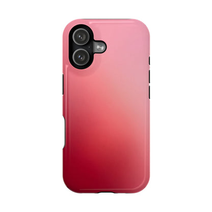 Hot Pink to Crimson Gradient Magnetic Case